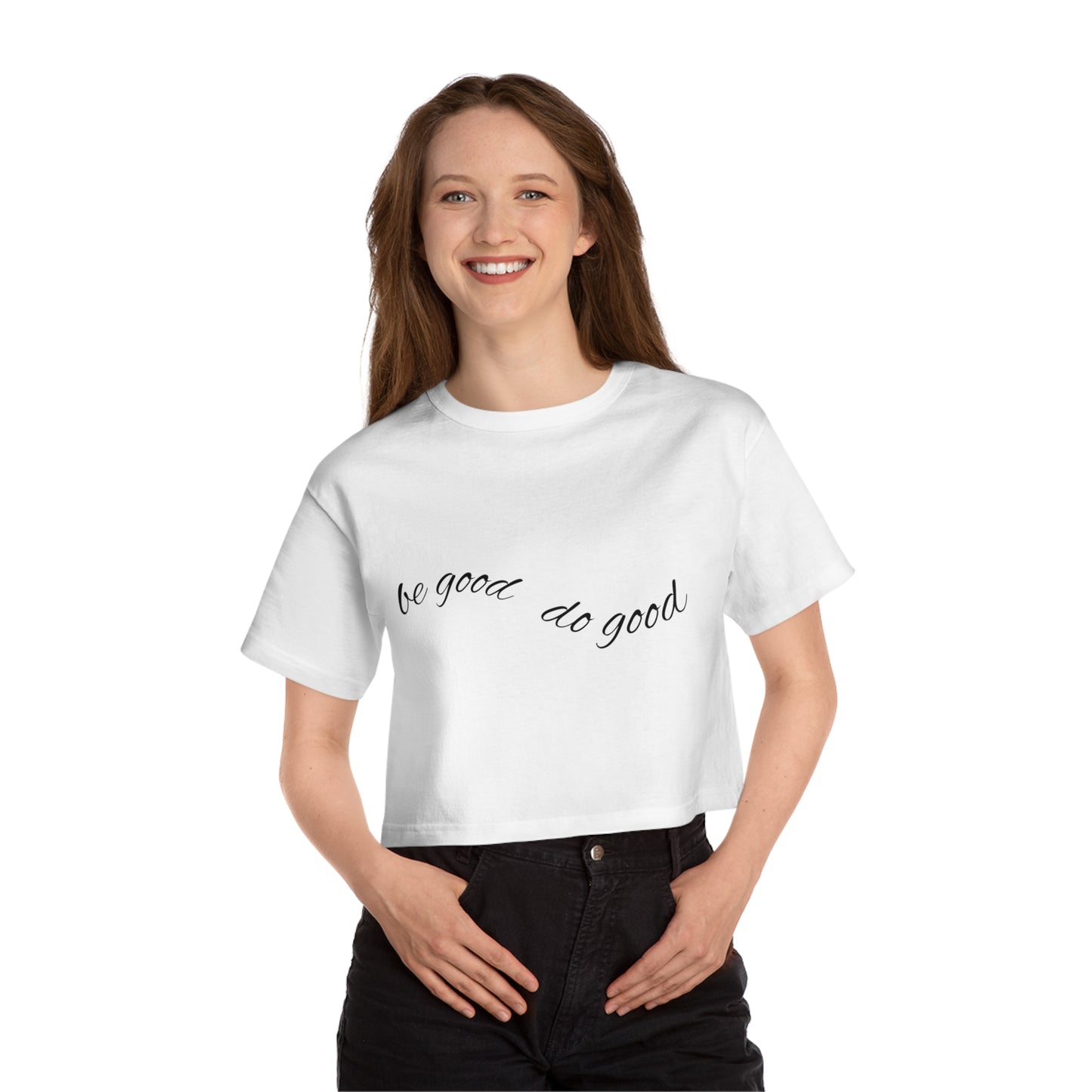 Champion Women's Cropped T-Shirt | Be Good Do Good