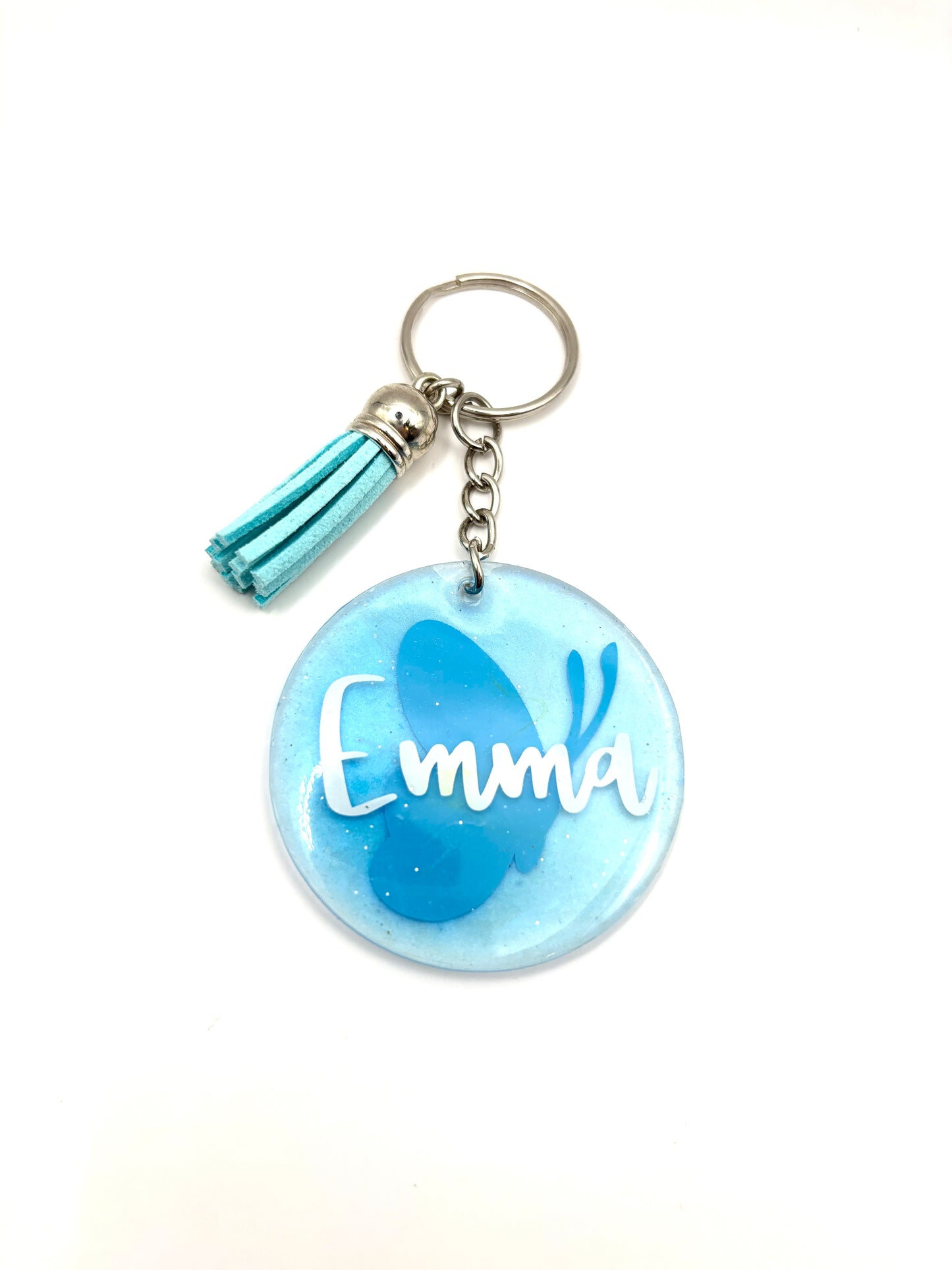 Personalized Butterfly Keychain