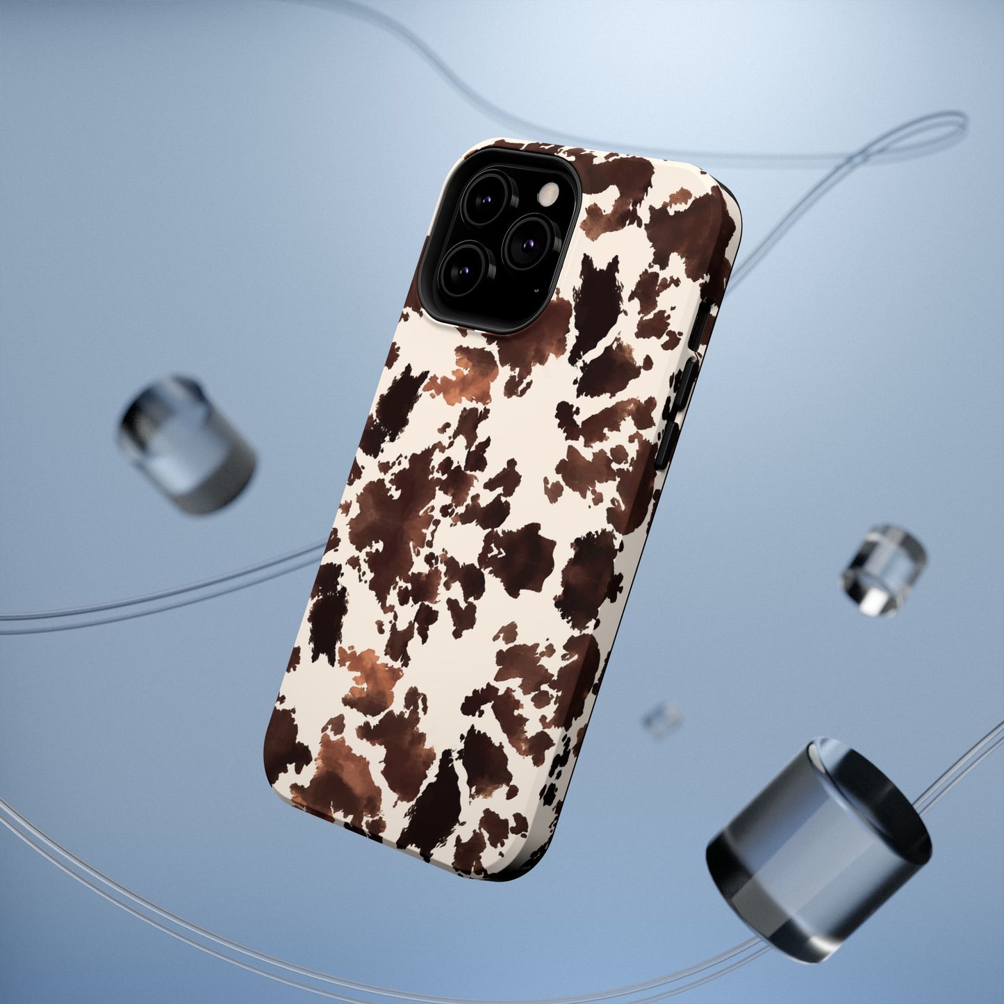 Western Cow Print Phone Case — Impact-Resistant