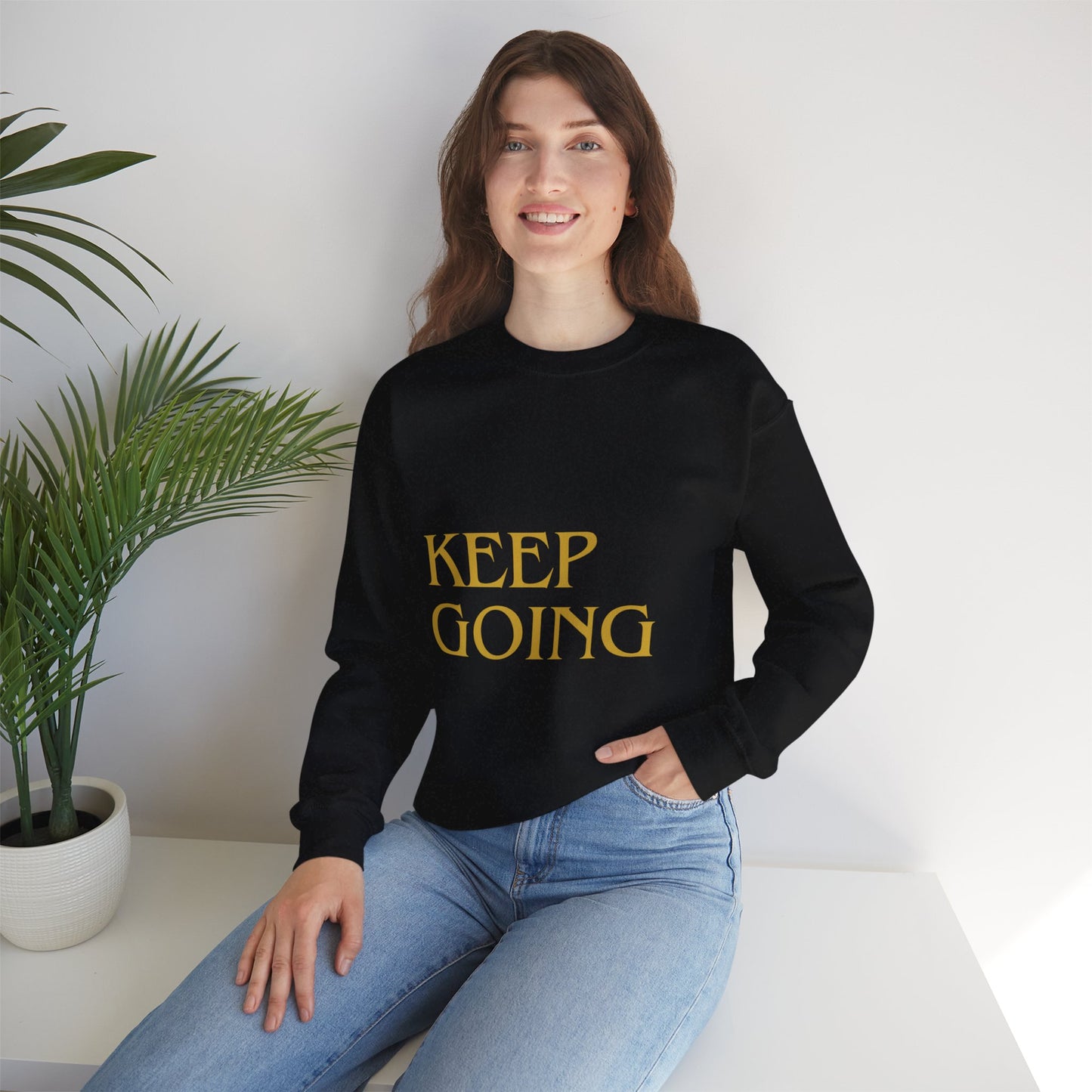 "KEEP GOING / LIVE ANOTHER DAY" Crewneck Sweatshirt