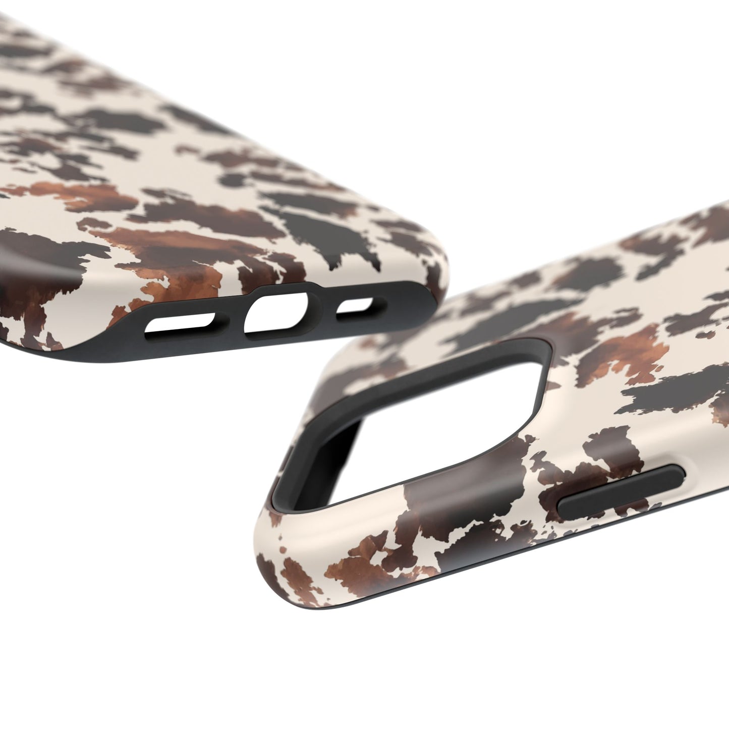 Western Cow Print Phone Case — Impact-Resistant