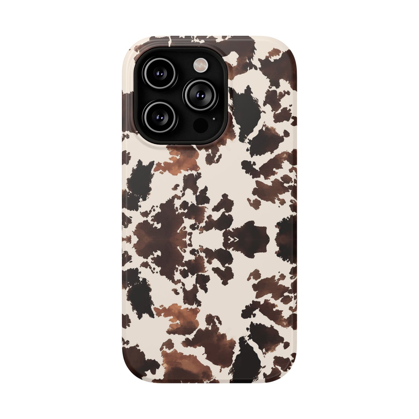 Western Cow Print Phone Case — Impact-Resistant