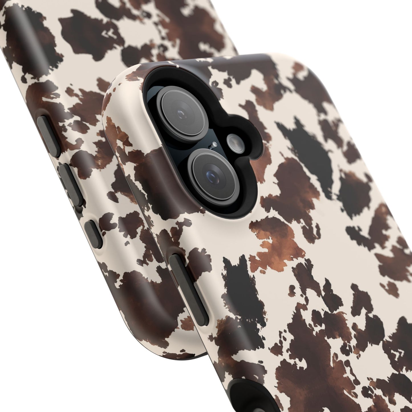 Western Cow Print Phone Case — Impact-Resistant