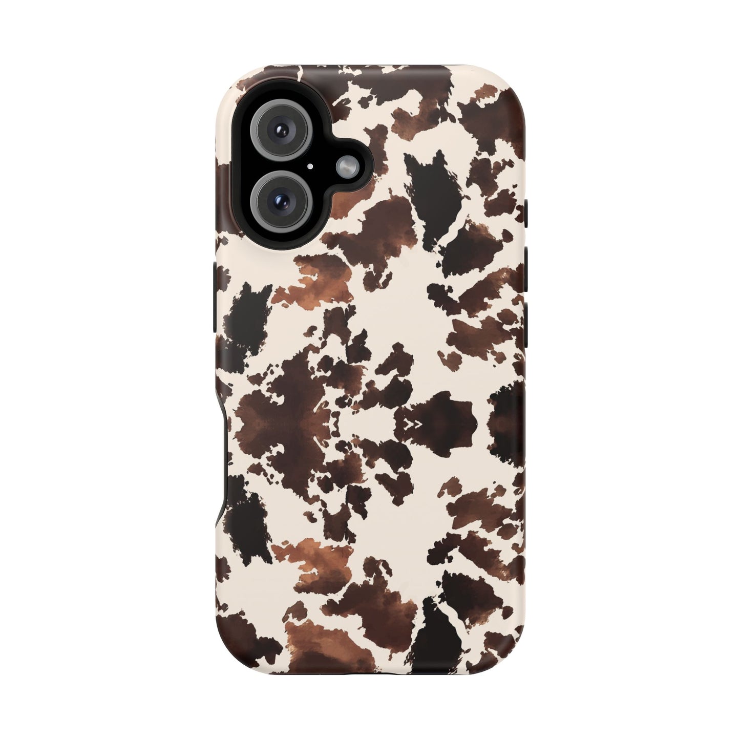 Western Cow Print Phone Case — Impact-Resistant