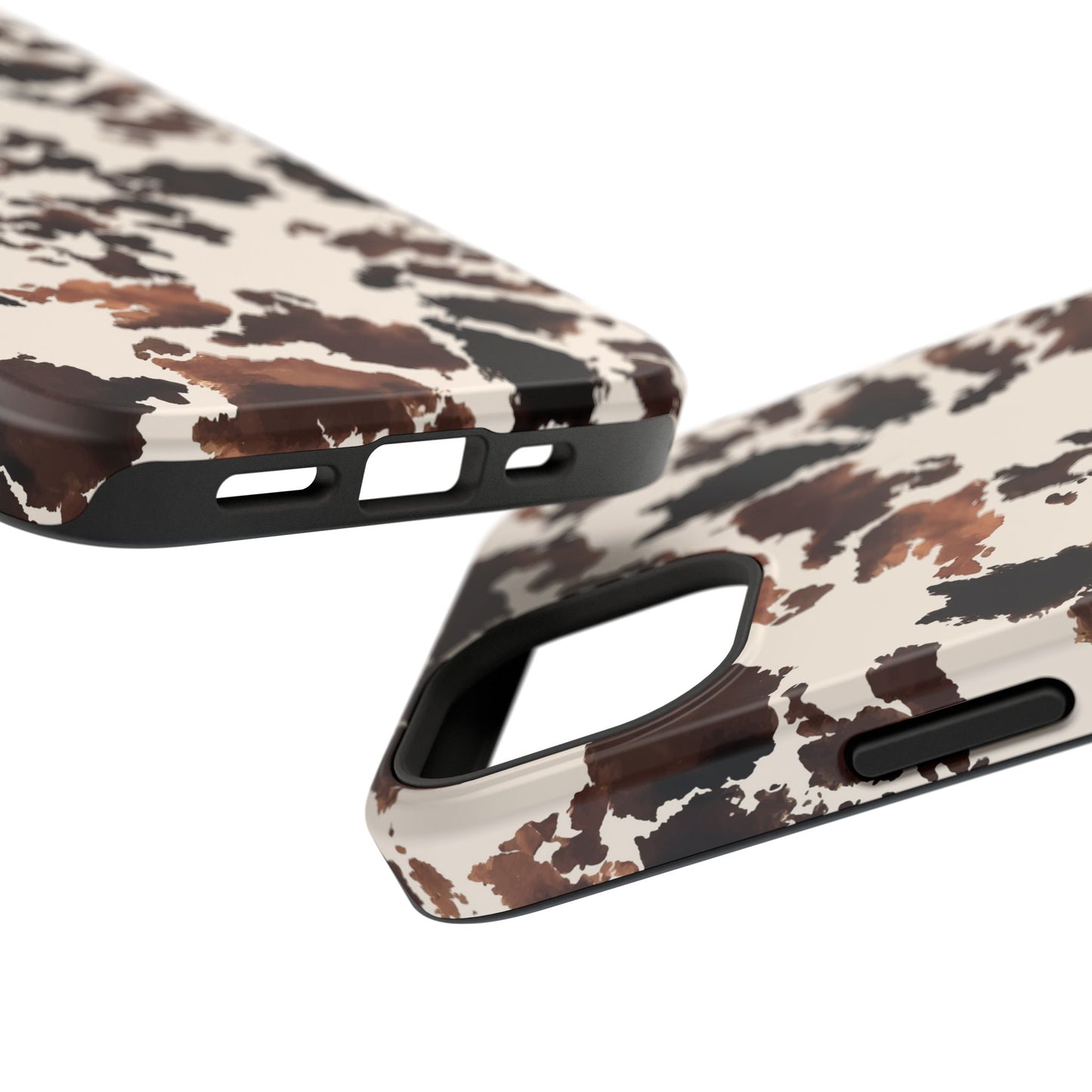 Western Cow Print Phone Case — Impact-Resistant