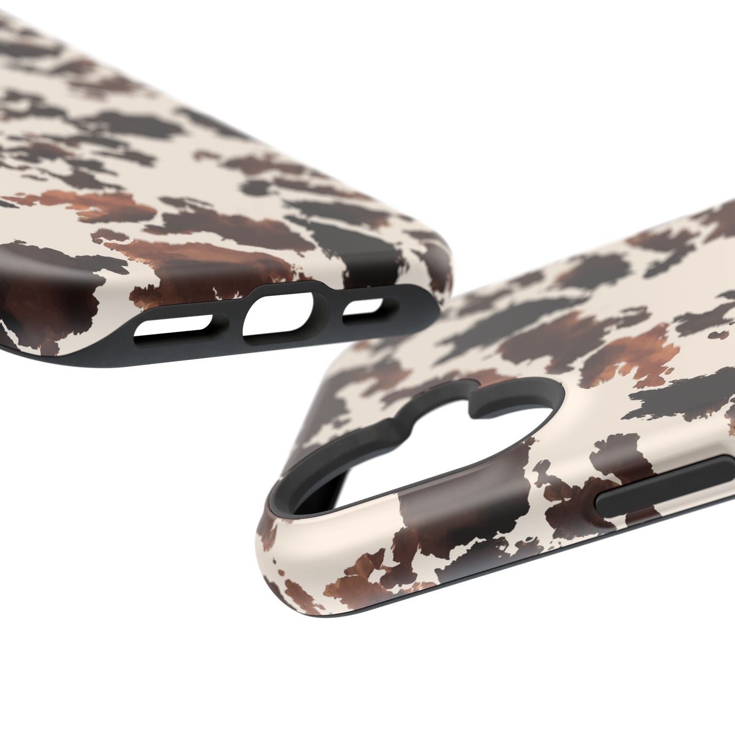 Western Cow Print Phone Case — Impact-Resistant