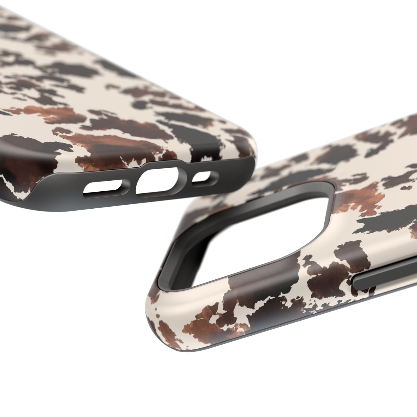 Western Cow Print Phone Case — Impact-Resistant