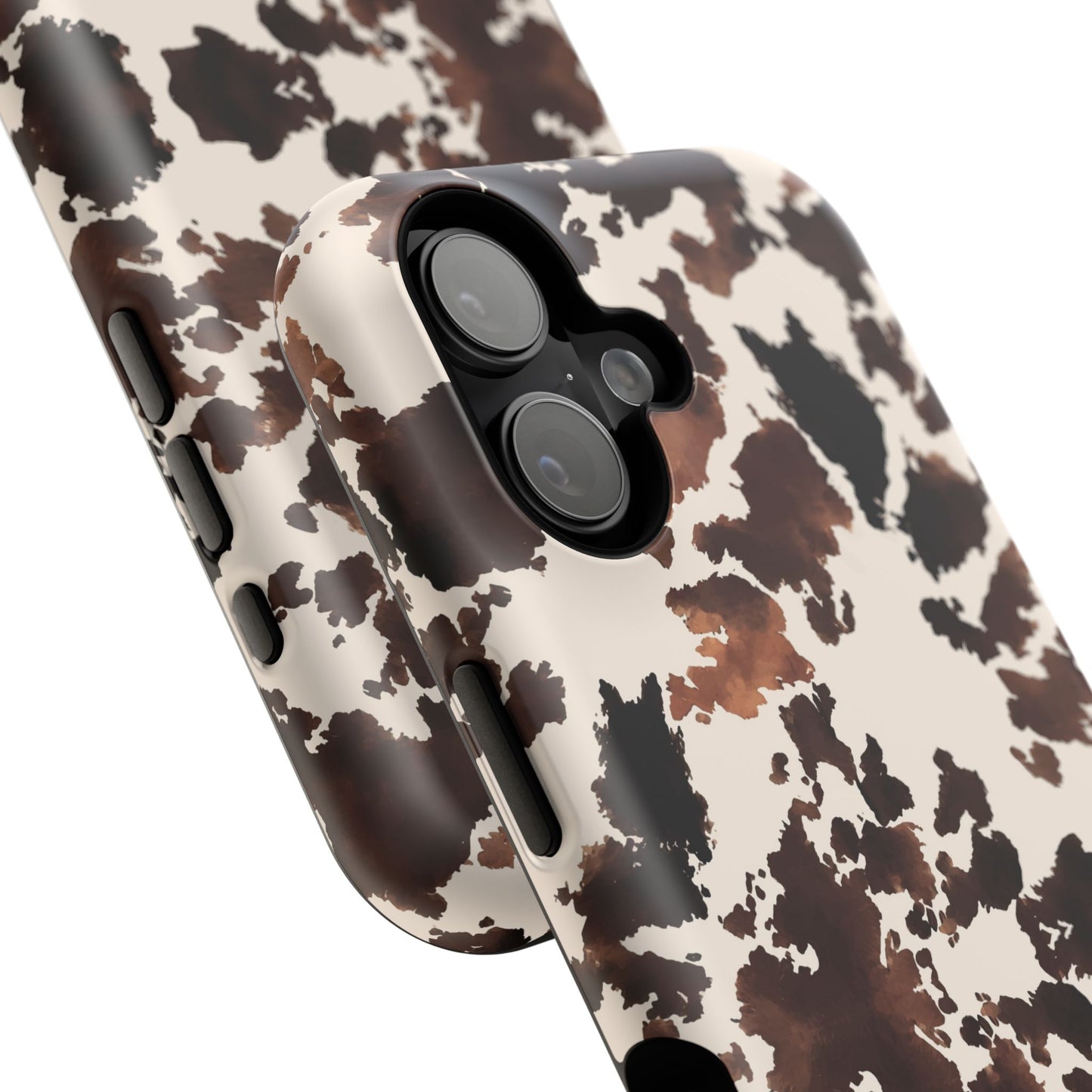 Western Cow Print Phone Case — Impact-Resistant