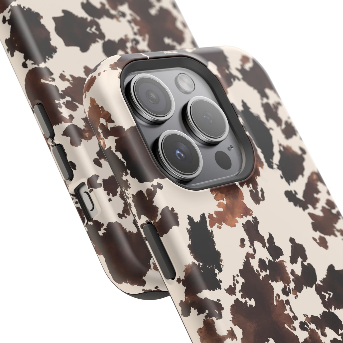 Western Cow Print Phone Case — Impact-Resistant