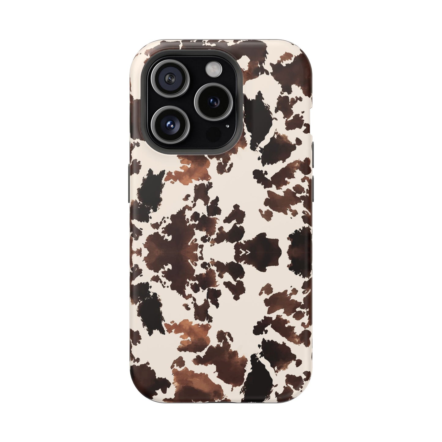 Western Cow Print Phone Case — Impact-Resistant