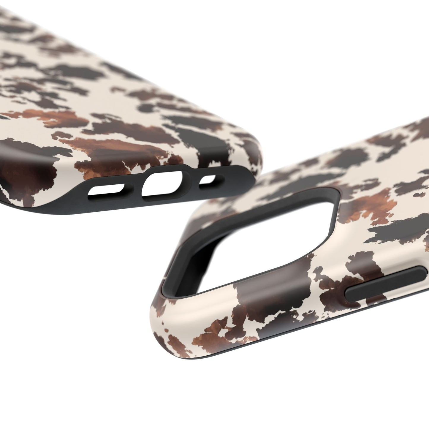 Western Cow Print Phone Case — Impact-Resistant