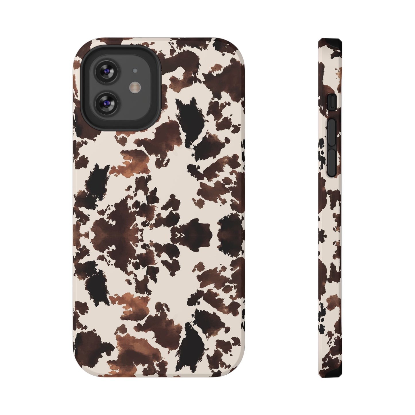 Western Cow Print Phone Case — Impact-Resistant