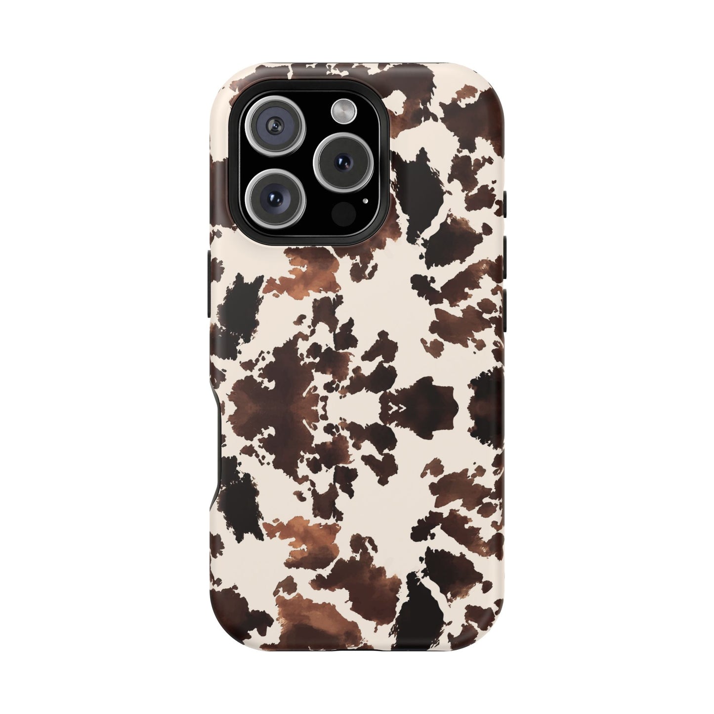 Western Cow Print Phone Case — Impact-Resistant