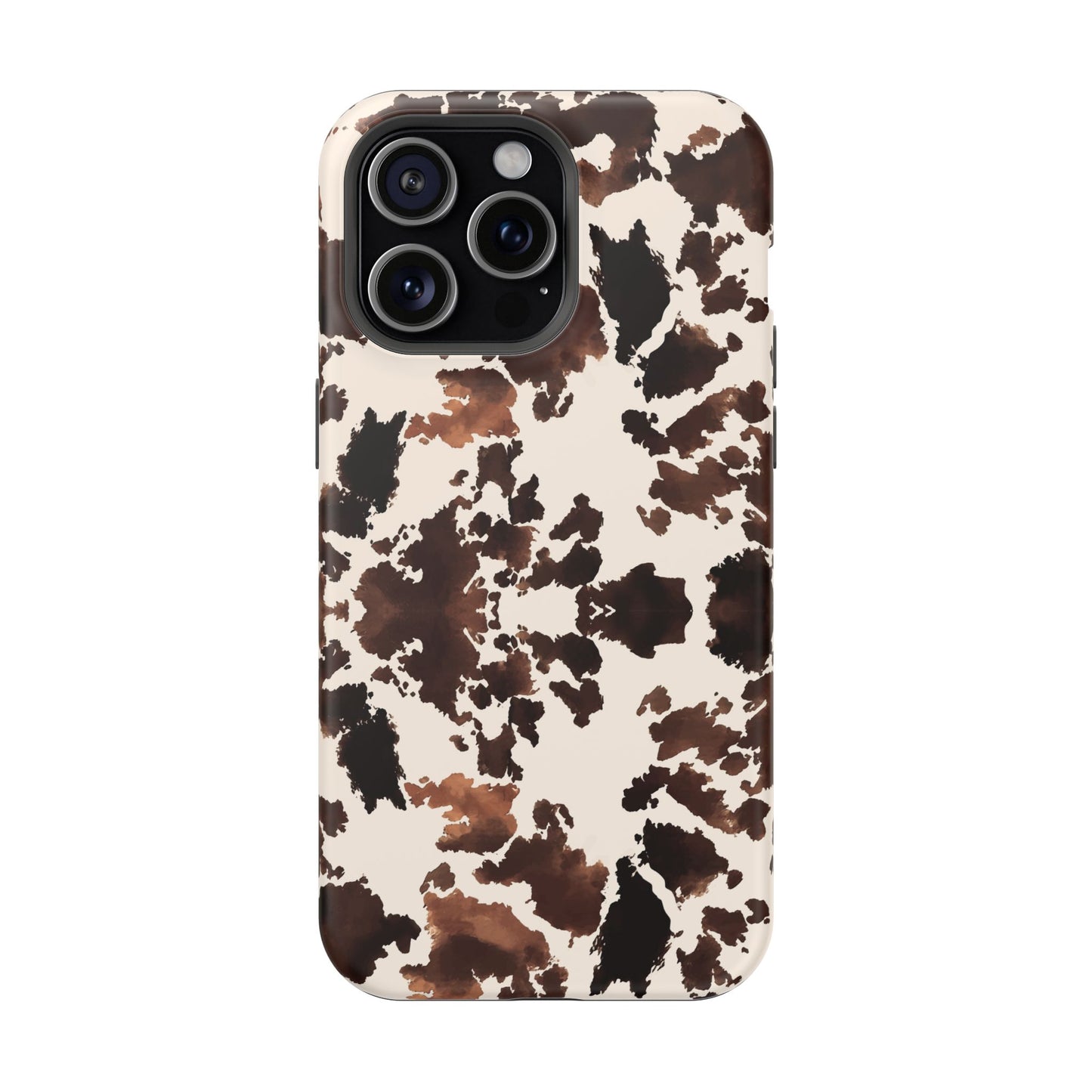 Western Cow Print Phone Case — Impact-Resistant