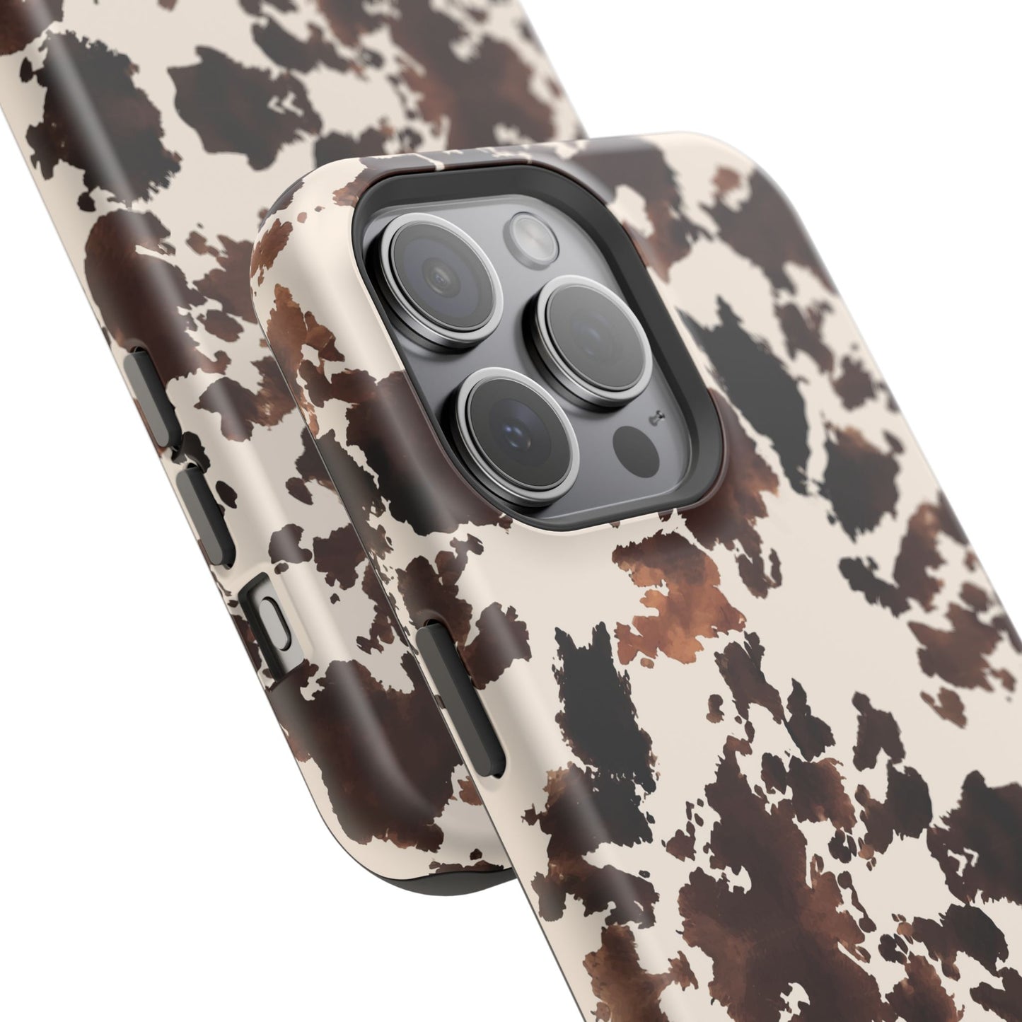 Western Cow Print Phone Case — Impact-Resistant