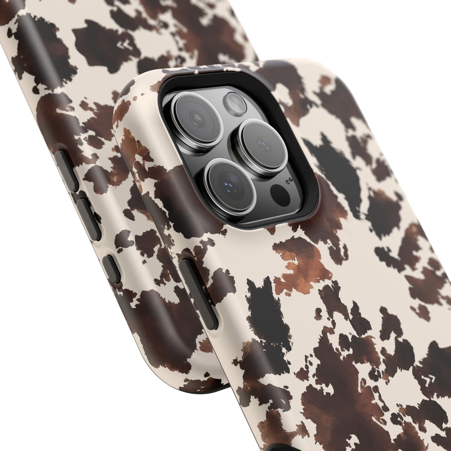 Western Cow Print Phone Case — Impact-Resistant