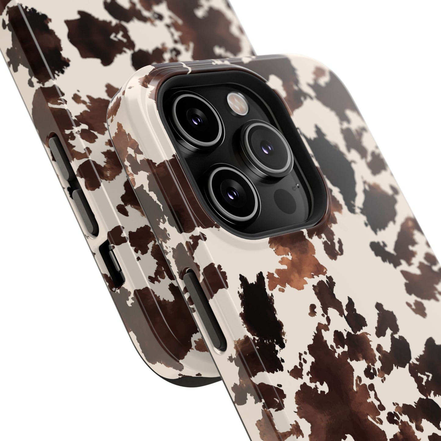 Western Cow Print Phone Case — Impact-Resistant