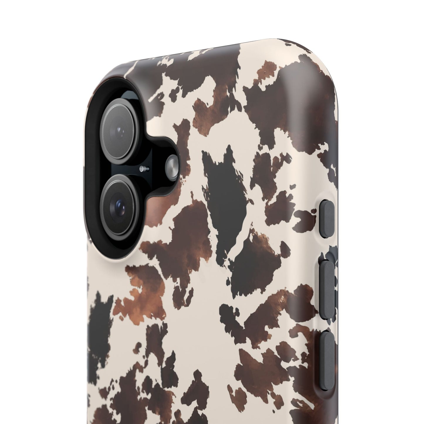 Western Cow Print Phone Case — Impact-Resistant