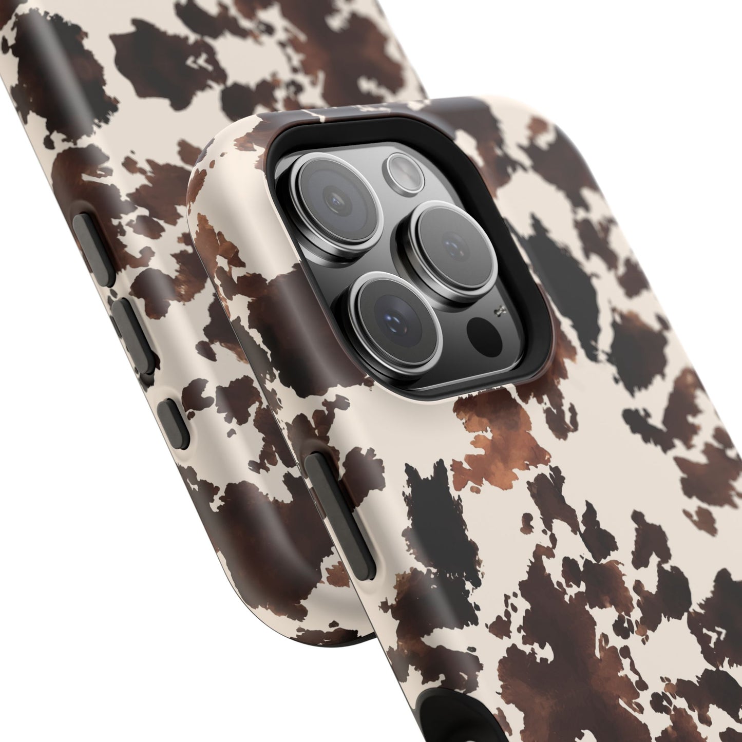 Western Cow Print Phone Case — Impact-Resistant