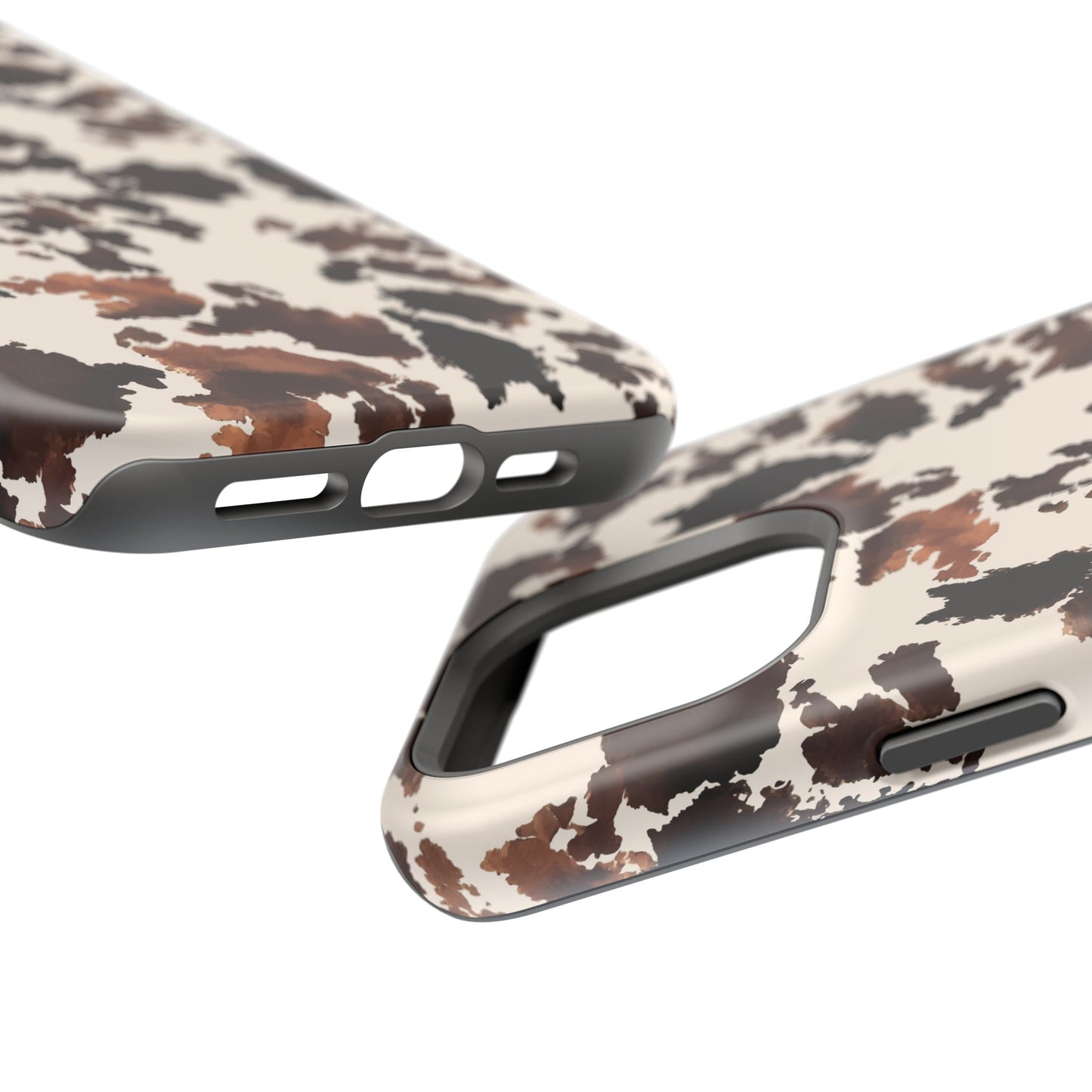 Western Cow Print Phone Case — Impact-Resistant