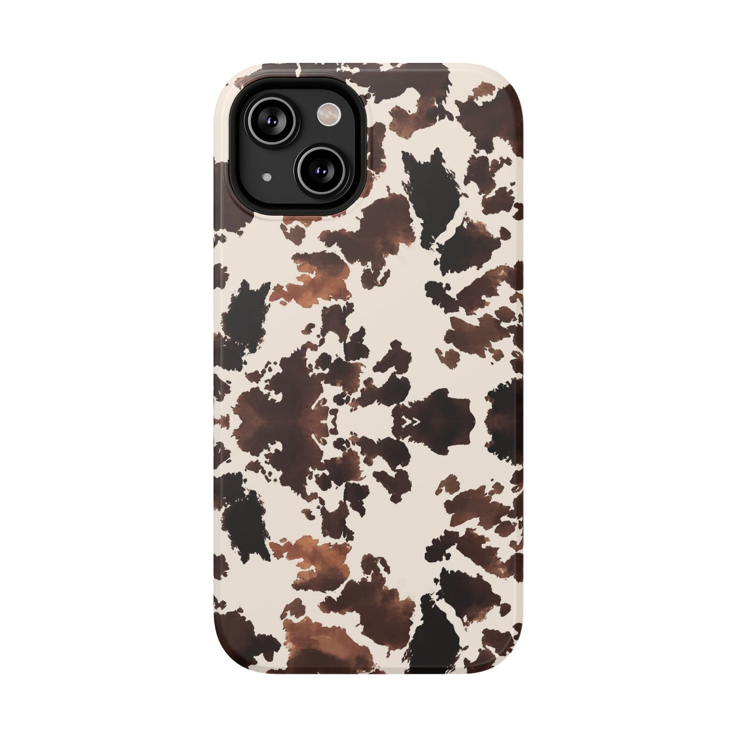 Western Cow Print Phone Case — Impact-Resistant