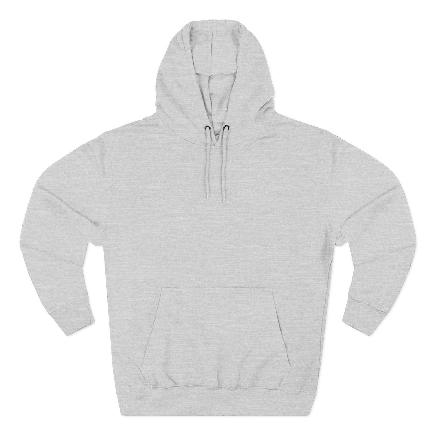Hoodie - "Happy Mind, Happy Life" Teddy Bear Graphic Fleece Hoodie