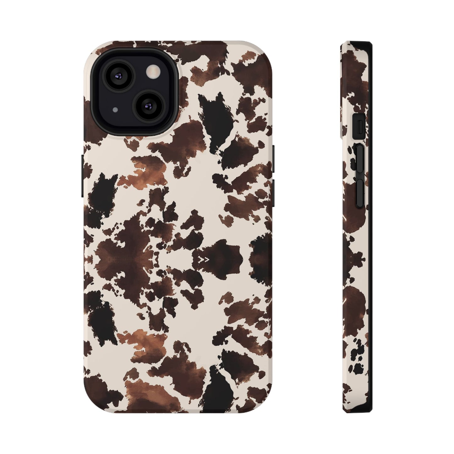 Western Cow Print Phone Case — Impact-Resistant