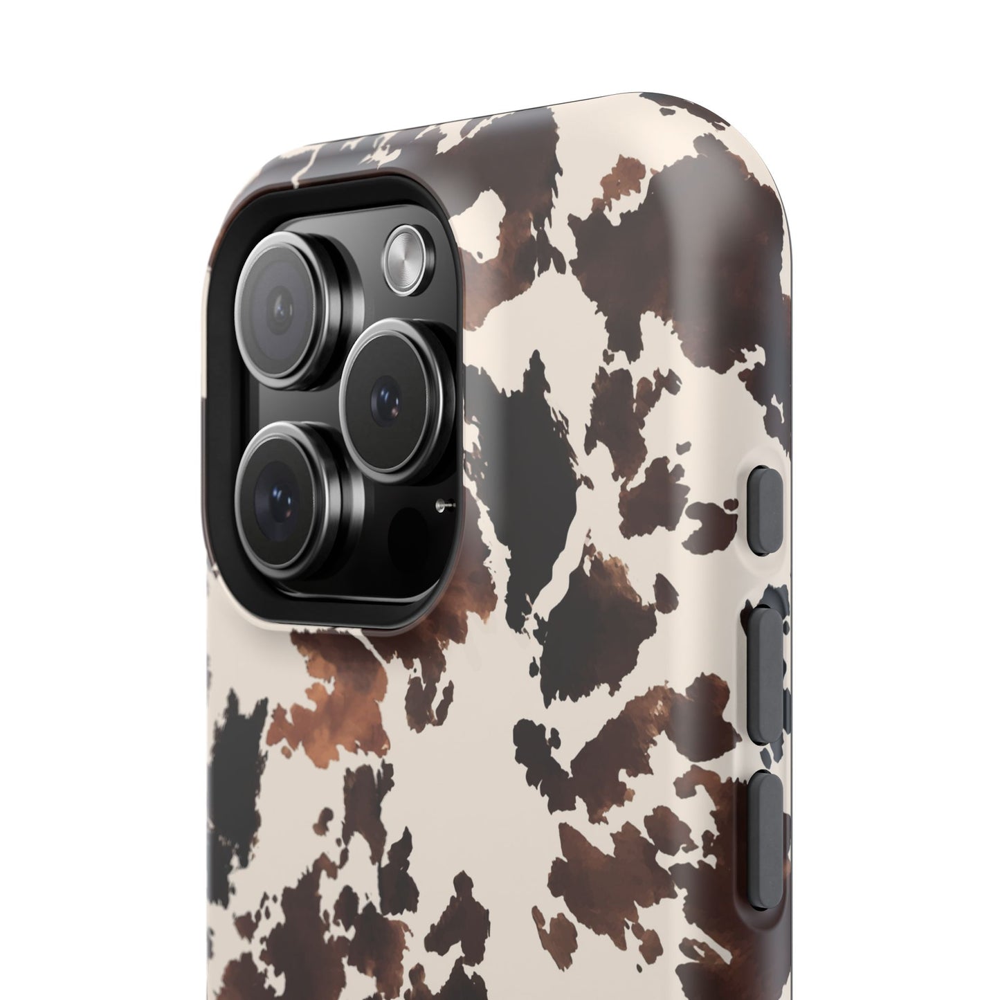 Western Cow Print Phone Case — Impact-Resistant