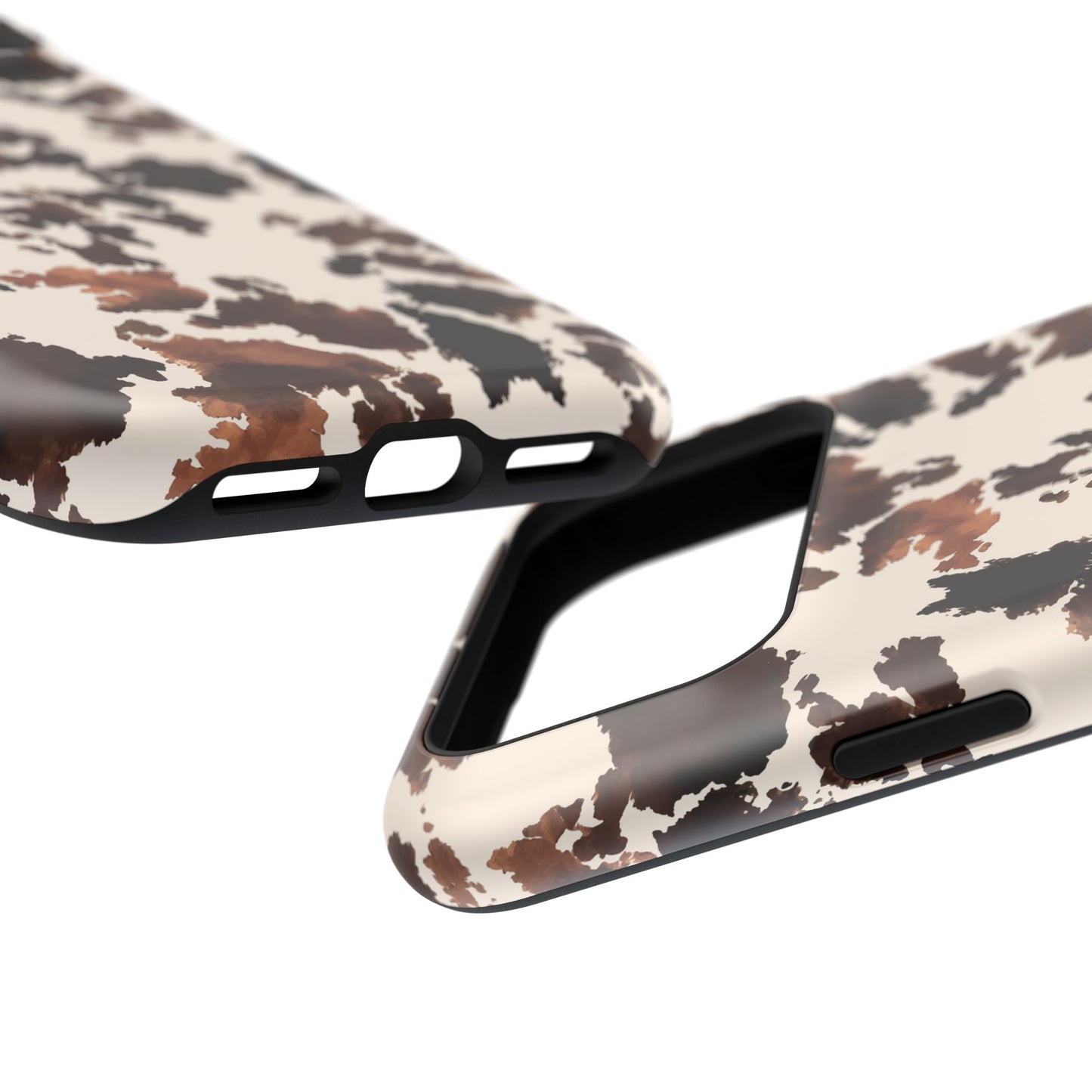 Western Cow Print Phone Case — Impact-Resistant