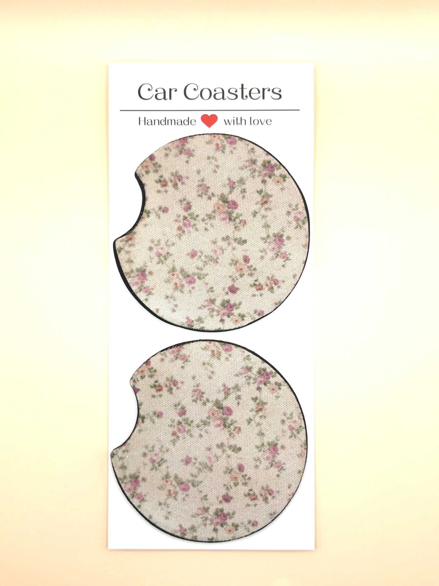 Floral Car Coasters