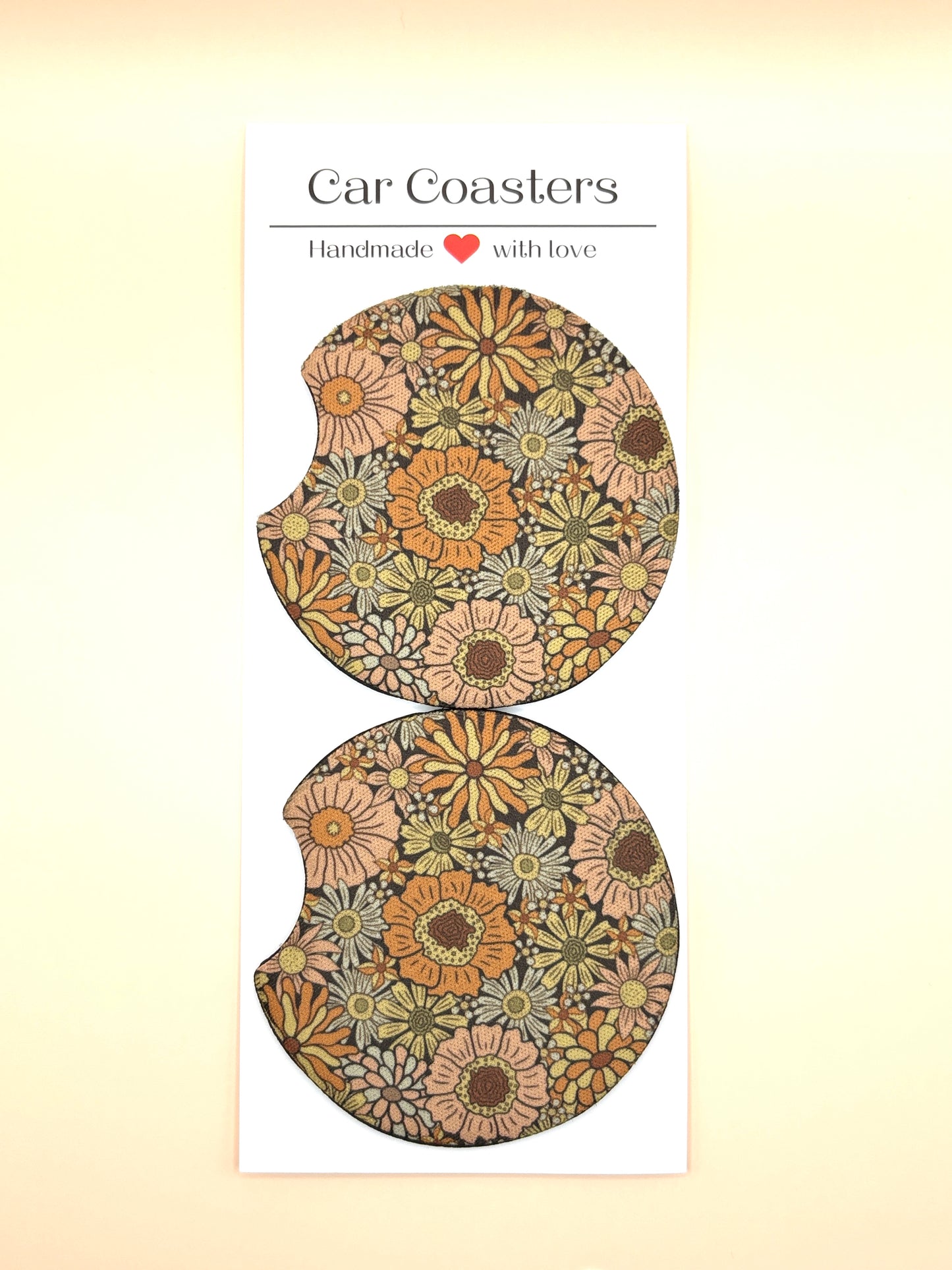 Groovy Flower Car Coaster