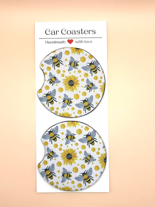 Bee Car Coasters
