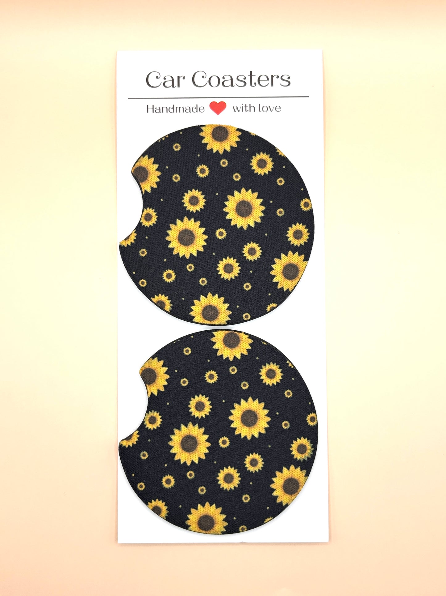 Sunflower Car Coasters